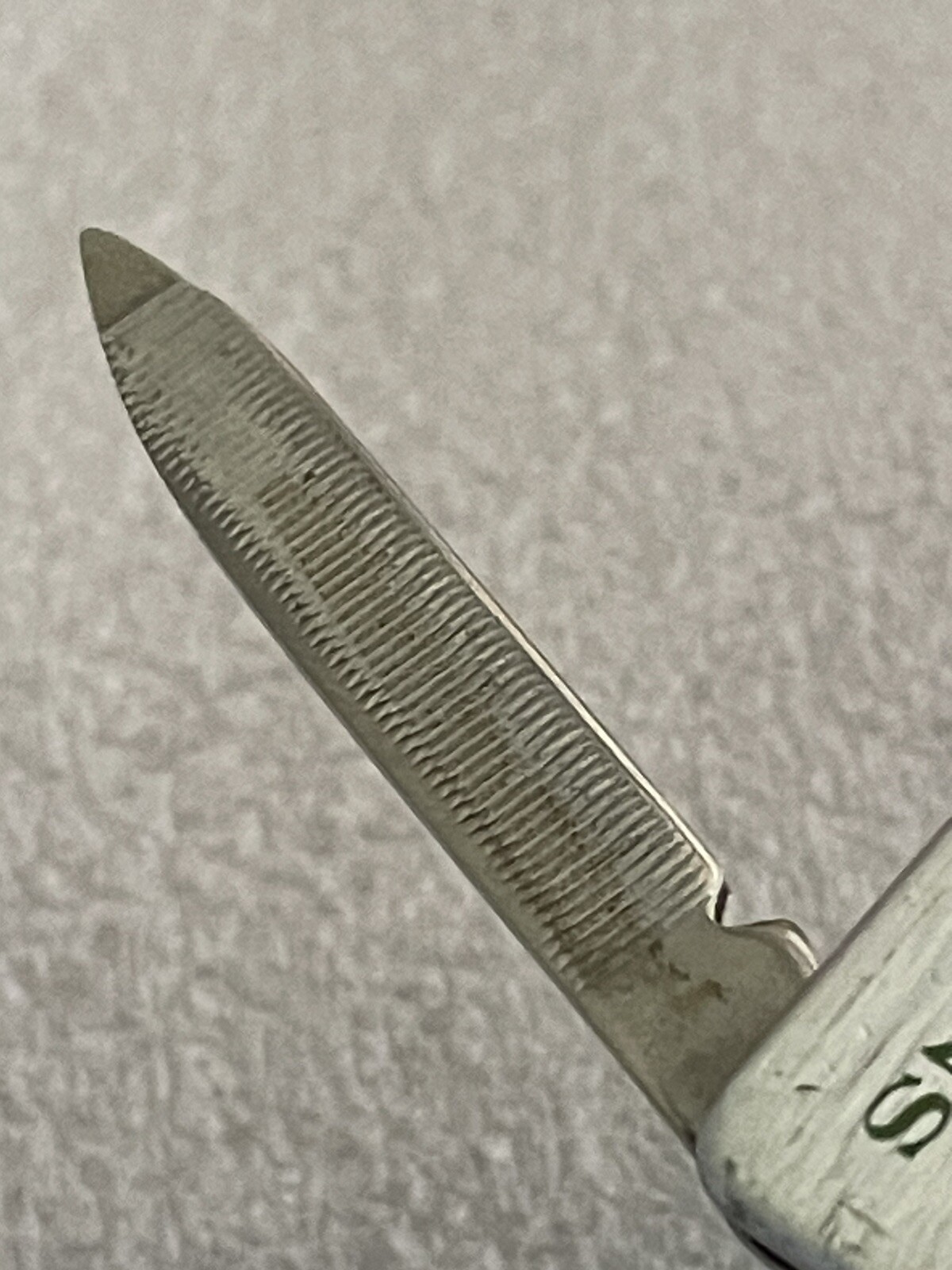 Vintage Carolina Notions Stainless Steel Multi Tool Money Clip Knife Nail File
