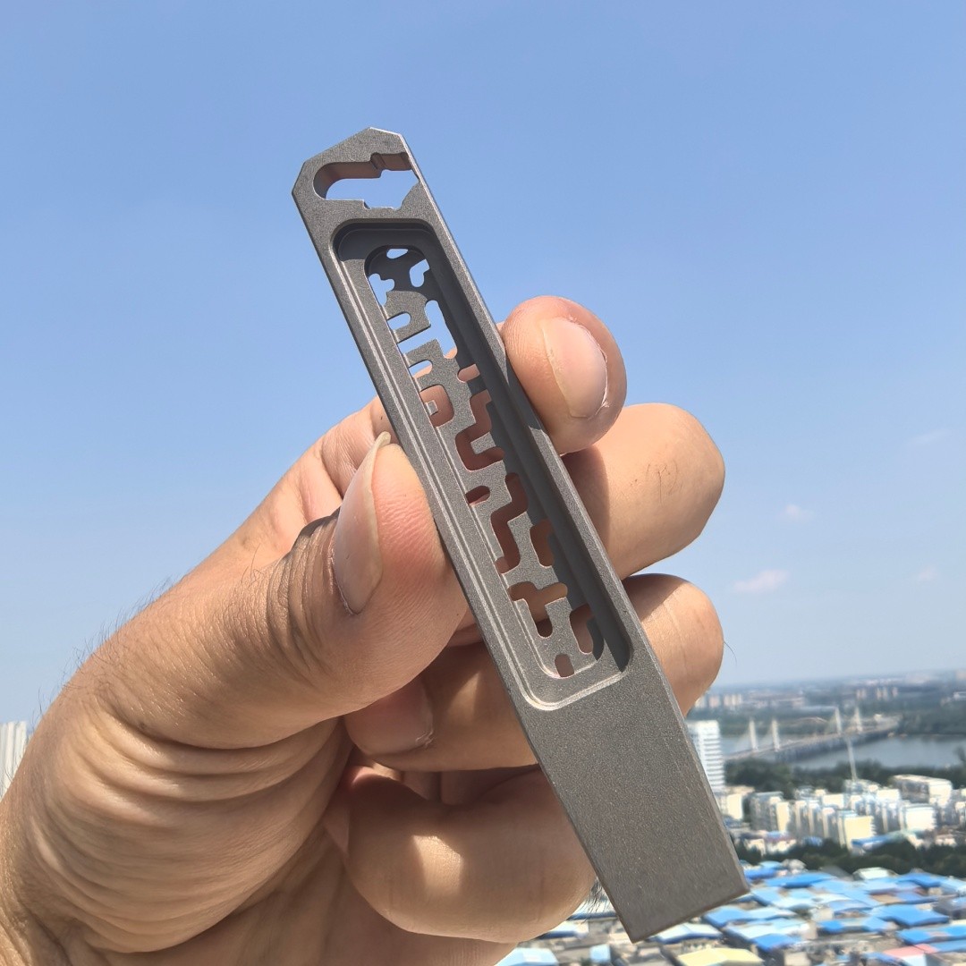 TC4 Titanium Alloy EDC Tool Pry bar – Hex screw wrench – Hollowed-out