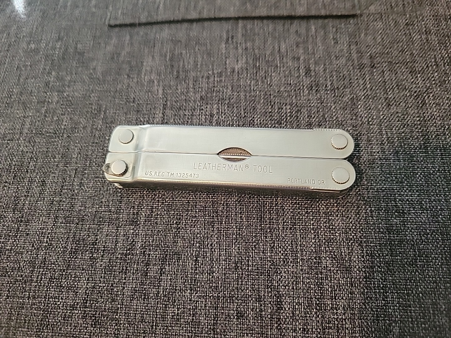 Vintage Original Leatherman Multi-Tool Portland OR TM 1325473 w/ Leather Sheath