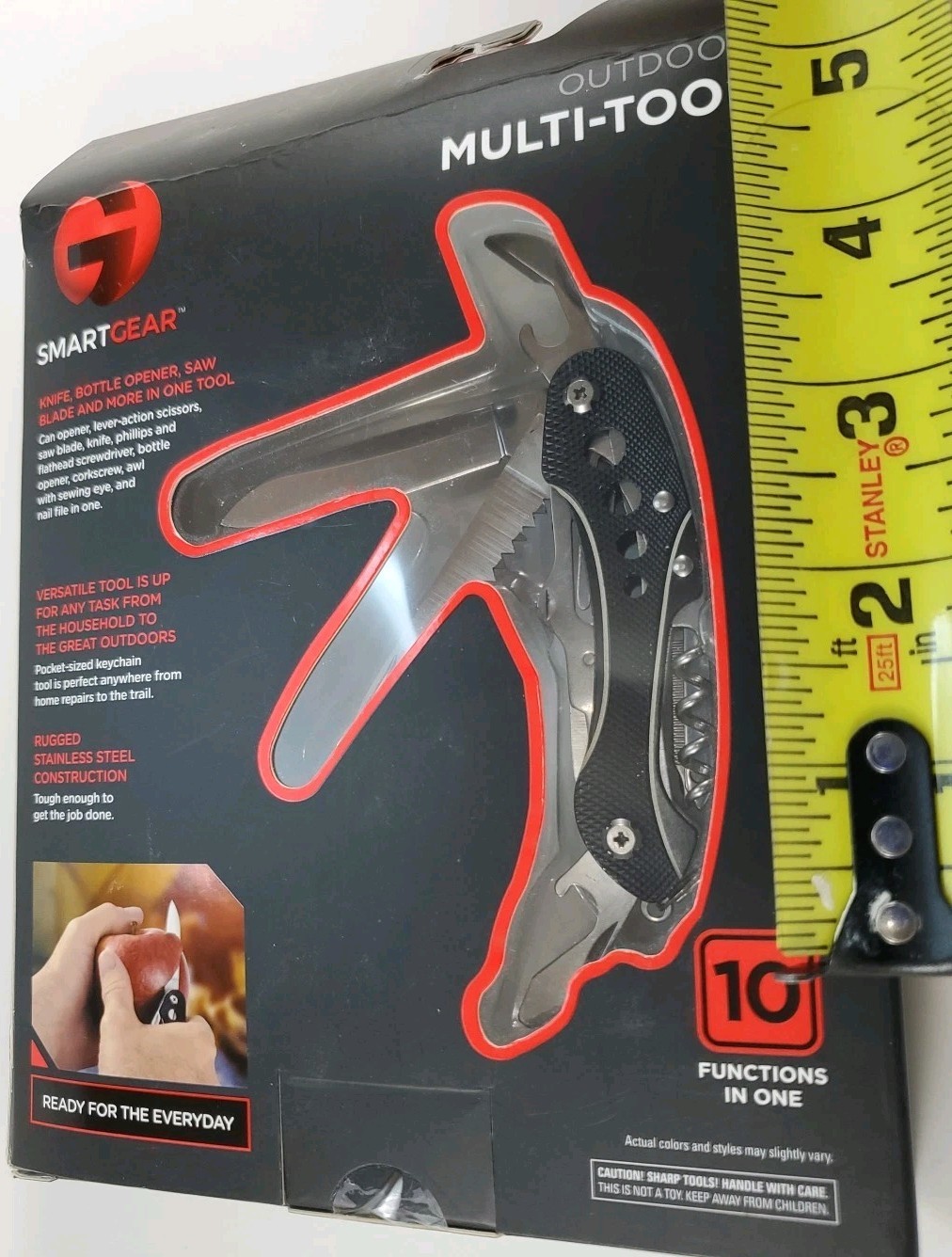 New SmartGear Outdoor Pocket Knife Multi-Tool 10 Functions In One