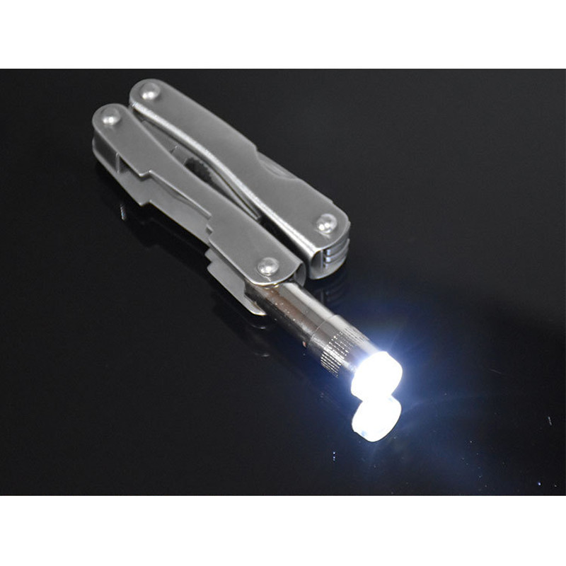 Folding 8-in-1 Outdoor Multi Tool Stainless Steel Pocket Knife Multitool Pliers