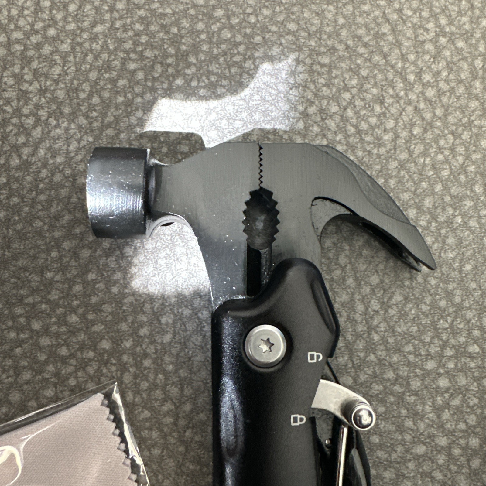 Hinshark 12 in 1 Hammer Multitool, Birthday Men Dad Him Black U17