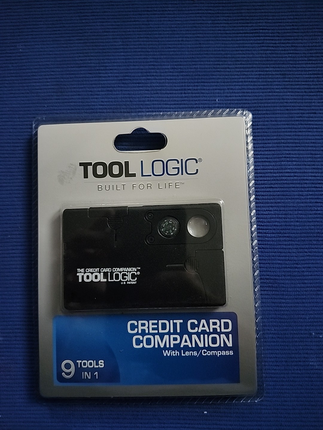 New TOOL LOGIC CC1SB Credit Card Companion w/ Compass/Bottle-Opener/Pocket Knife
