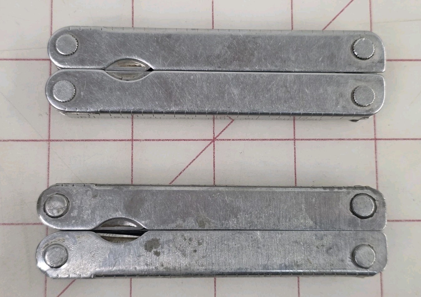Lot Of 2 Vintage Leatherman Tool PST Portland OR USA Multi-Tool Stainless Steel