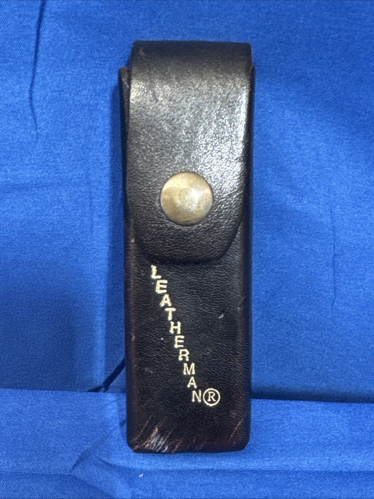 Vintage Leatherman Multi-Tool Dark Brown Leather Sheath/Case Only — Great