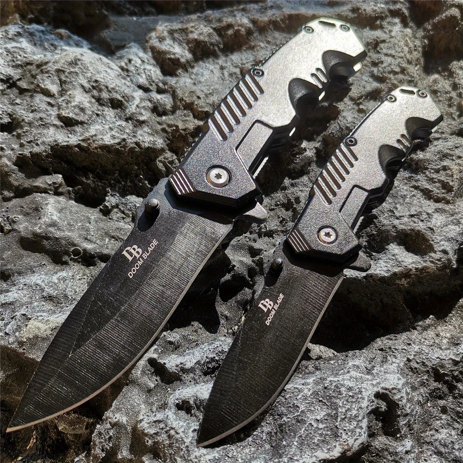 Steel EDC Pocket Knife Bearing Lock Safety – Compact Portable Design for Camping