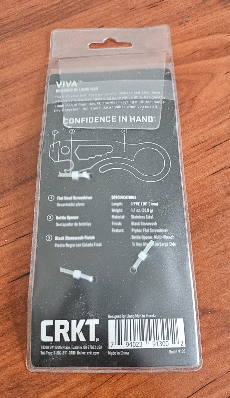 CRKT Viva Multi Tool Flat Screwdriver Bottle Opener Multi Wrench Brand New