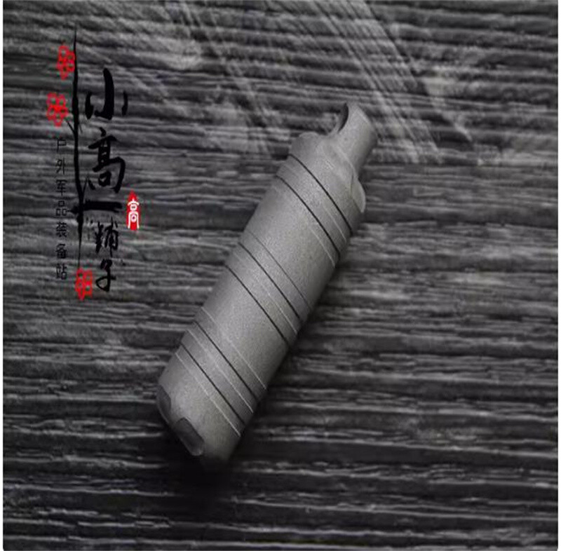 Titanium EDC Waterproof Tablet Pill Box Case Medicine Storage Capsule Pandent