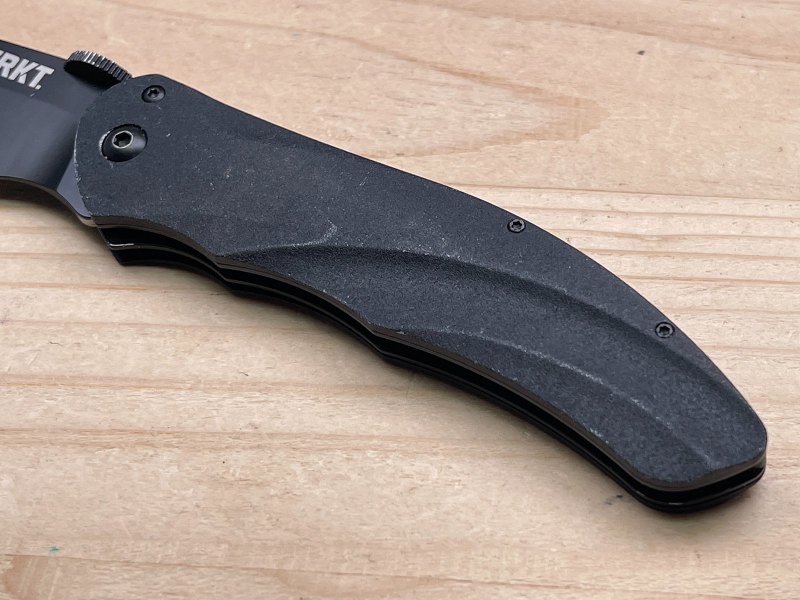 CRKT Argus 7030K Lerch Design Black A/O Folding Pocket Knife – Very Nice