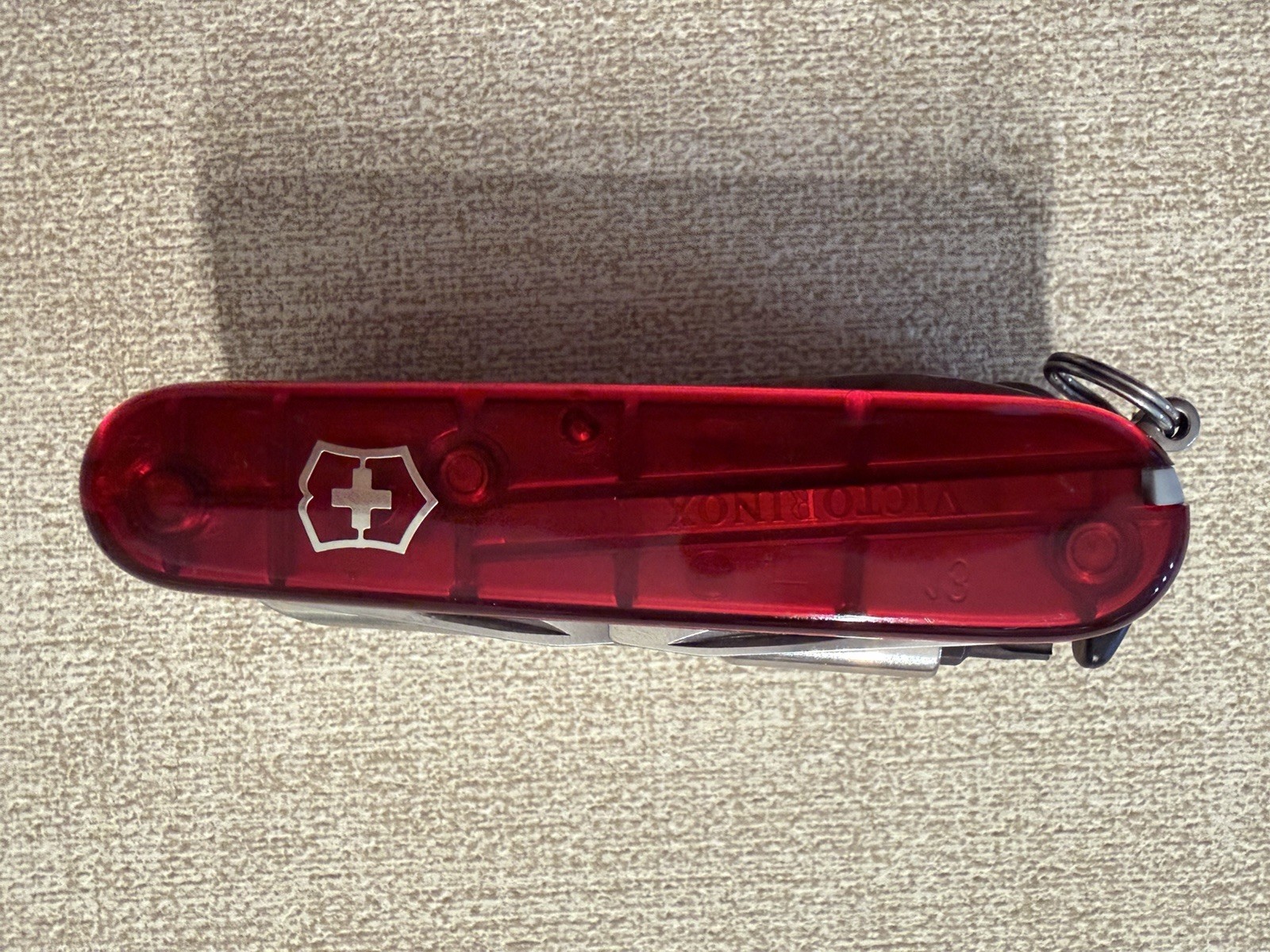 Victorinox Swiss Army CyberTool Multi Tool Ruby Red Translucent w/ Bits & Pliers