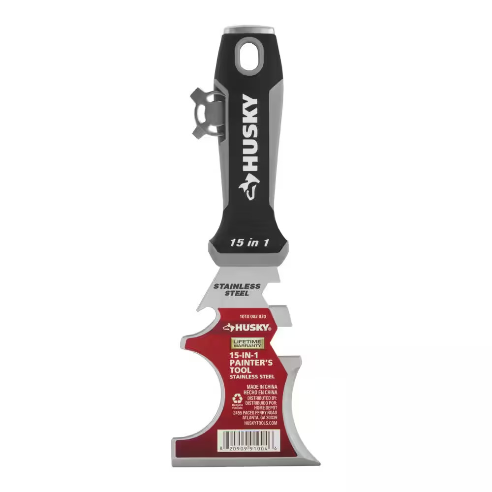 15-In-1 Painters Multi-Tool with Stainless Steel Blade
