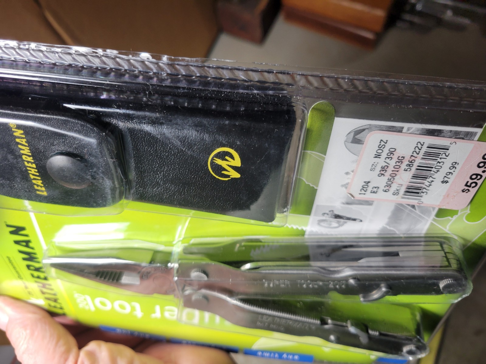 2nd 2001 Leatherman Super Tool 200 unused store display pack multi-tool