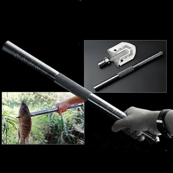 23 in 1 stainless steel Outdoor camping offroad purpose folding shovel express
