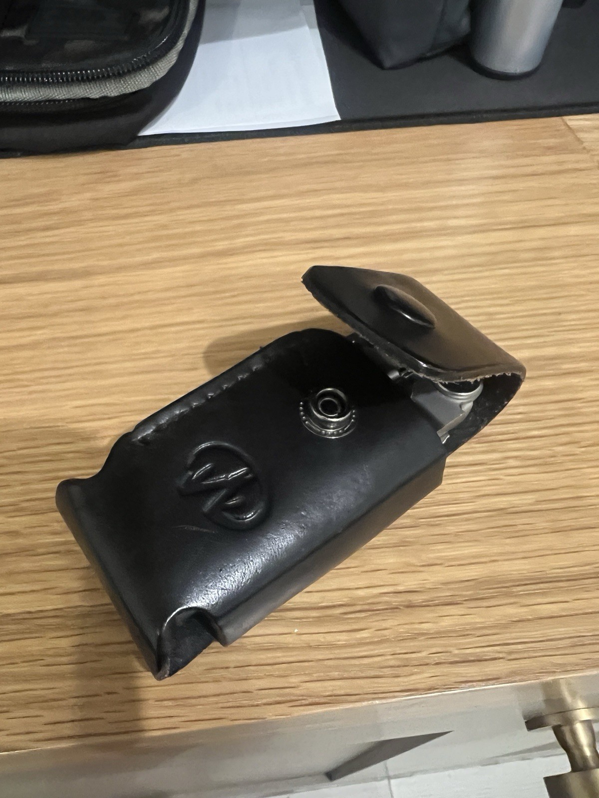 OEM Black Leather Sheath for Leatherman WAVE