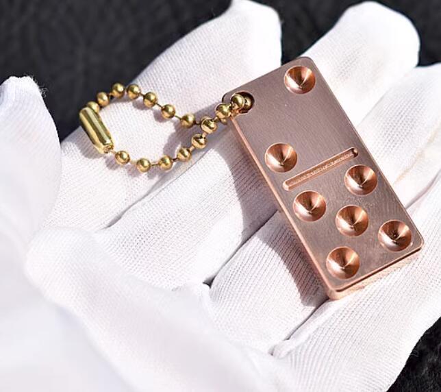 EDC Brass/ Copper Small Pendant Portable Creative Chain Pendant Ornament Toys
