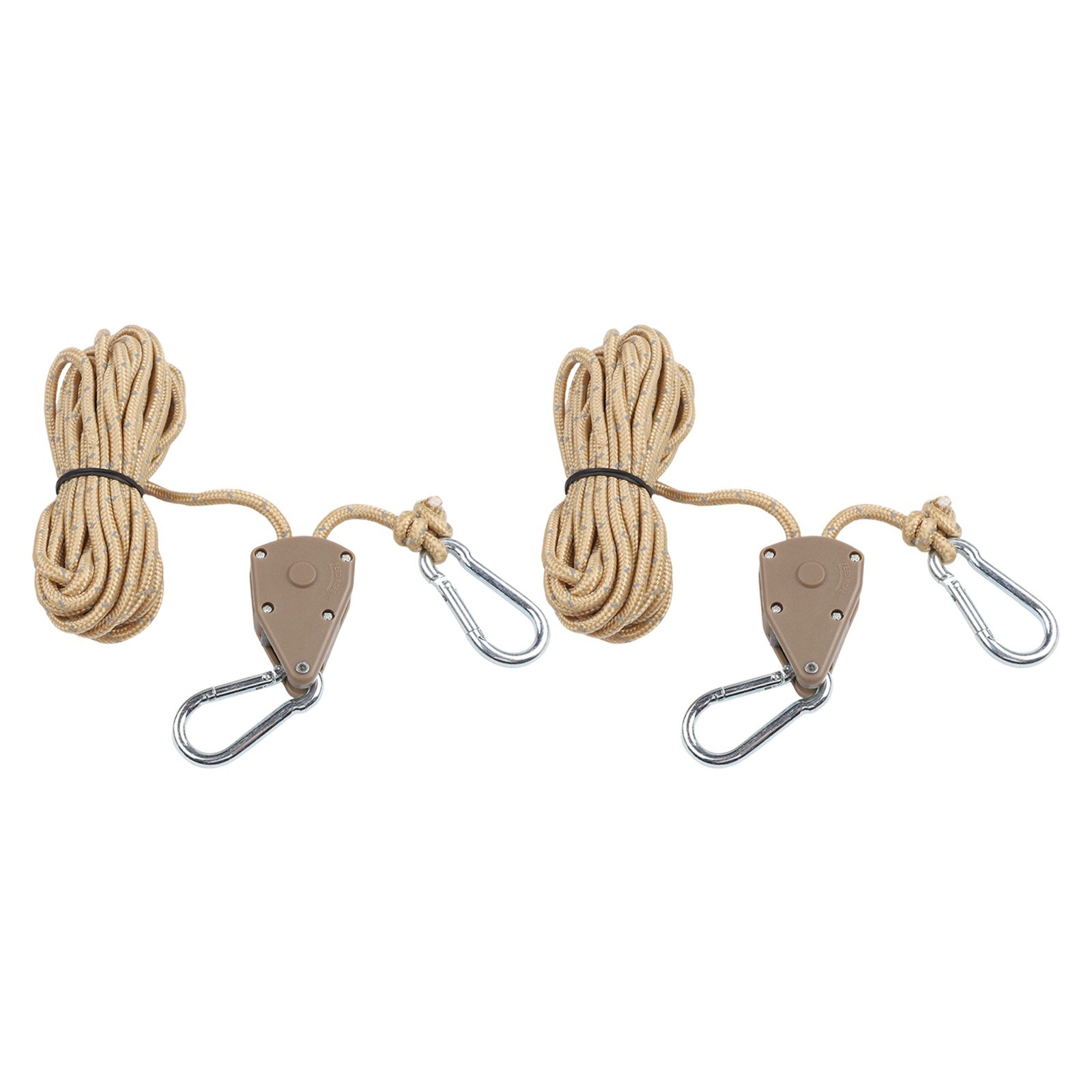 Outdoor Pulley Adjustable Rope Hanger Indoor Tasks 2 Bearing Buckles Included
