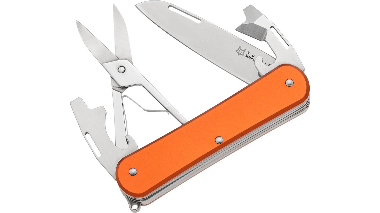 Fox Knives Vulpis 4-in-1 Multitool Pocket Knife Folding Pocket Survival Tools