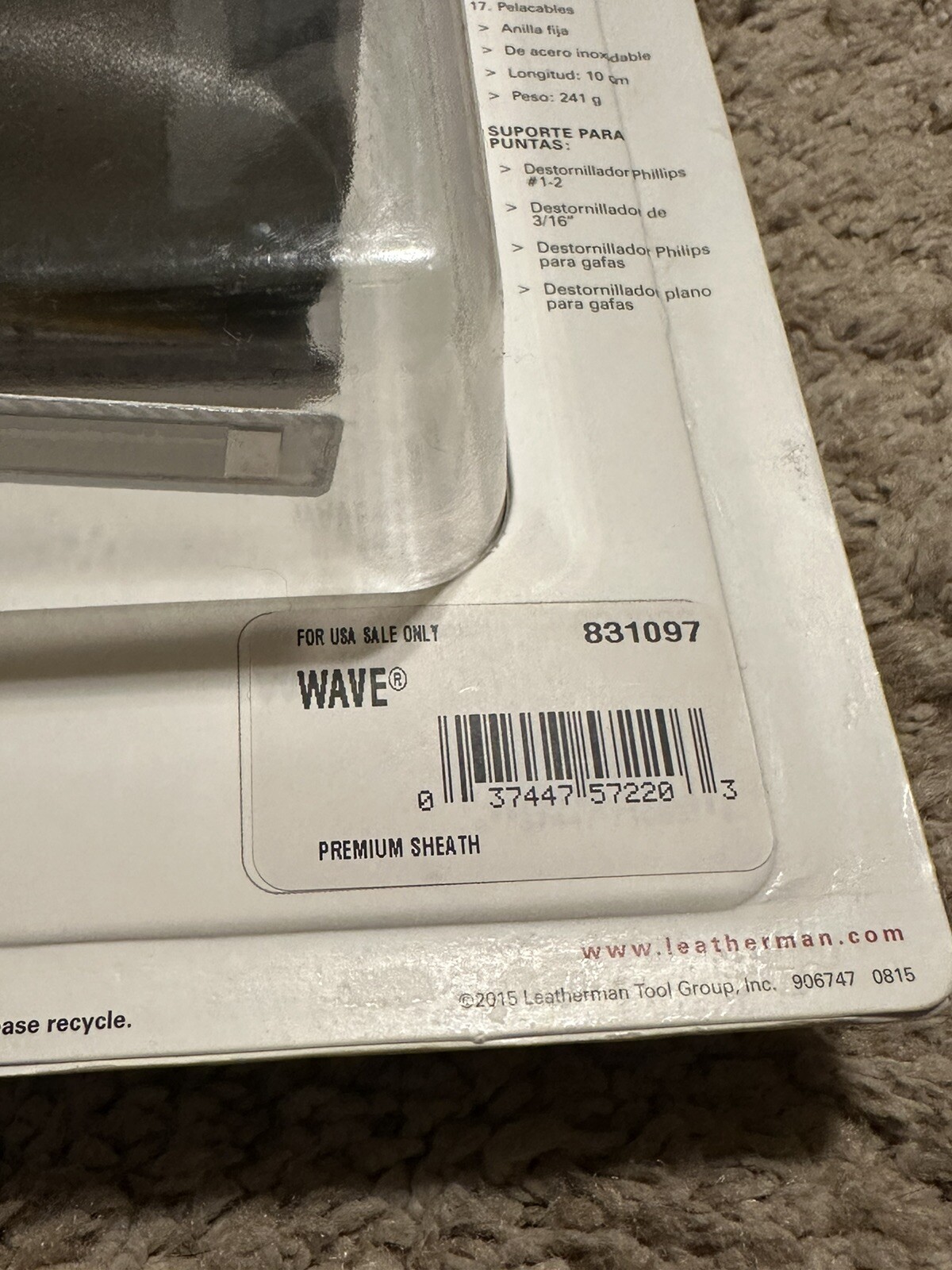 Leatherman Wave 831097 Tool – New and Sealed In Original Packaging – SHIPS FAST