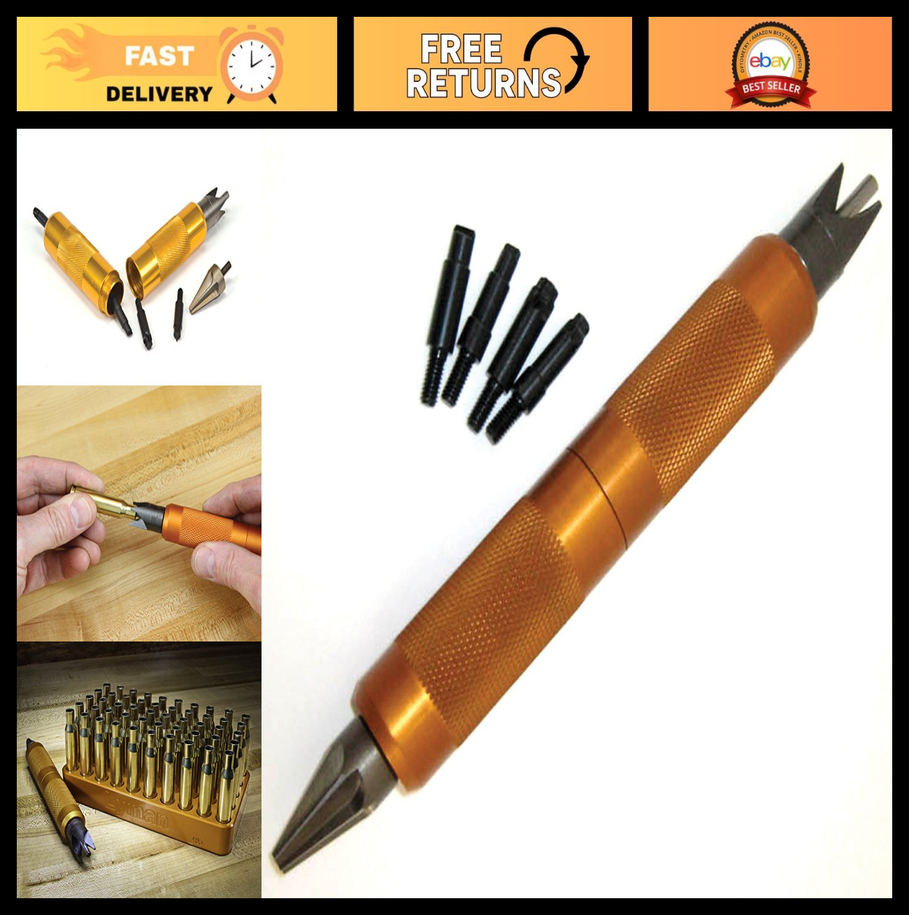 Versatile Case Prep Multi Tool for Reloading, Brass Cleaning & Trimming