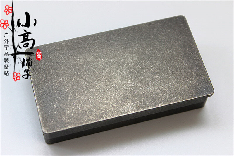 EDC Brass/Titanium Alloy Storage Box Portable Medicine Box Outdoor Sealed Box