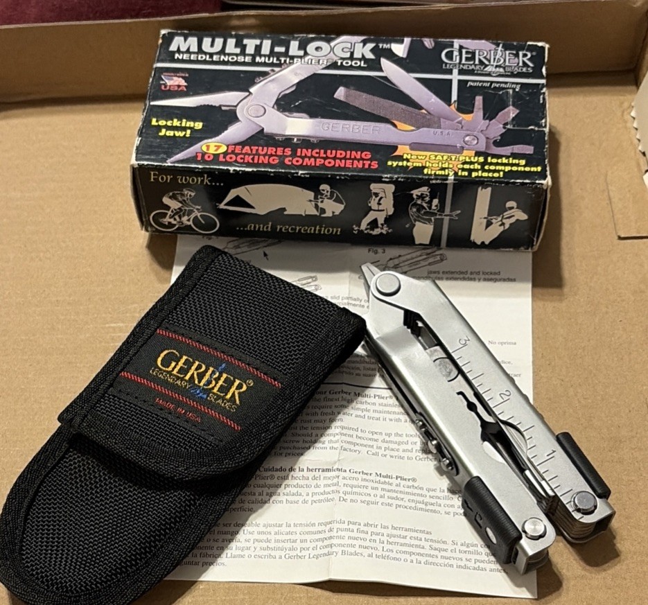 Vintage Gerber Multi-Plier 600 Needle Nose Item#07530 New In Box