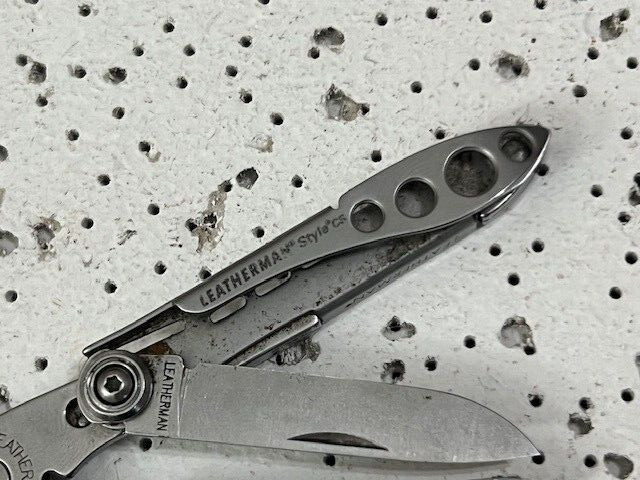 Discontinued Leatherman Style CS Black Stainless Steel Multi-Tool —