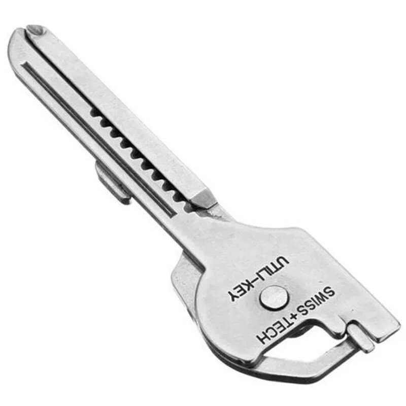 FATCOOL 6 In 1 Utili-Key Mini Multitool Keyring Plier Key Chain Camping Survival