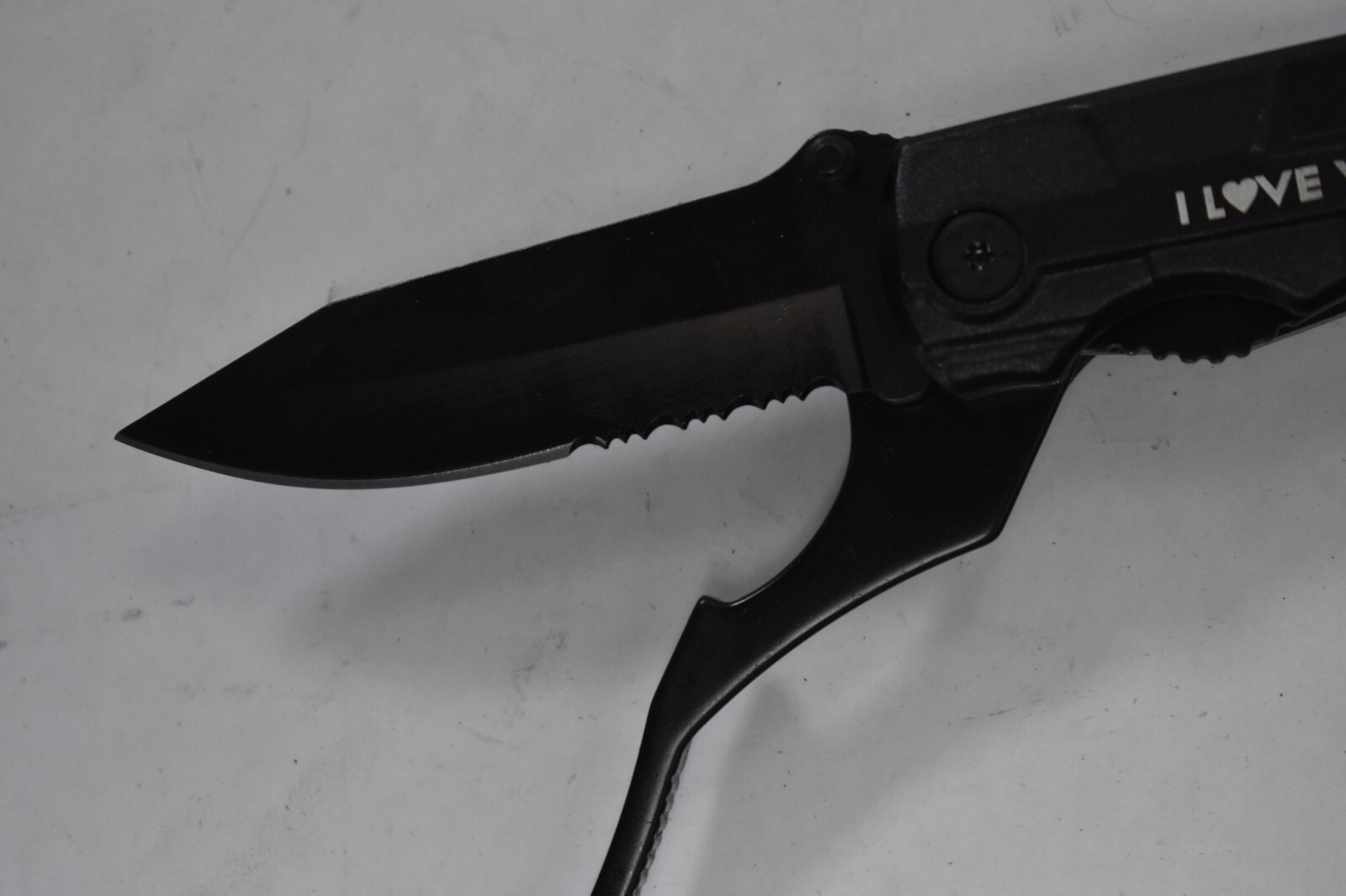 Eteh Multi Tool Pocket Knife For Climbing Camping Cycling Stainless Steel Black