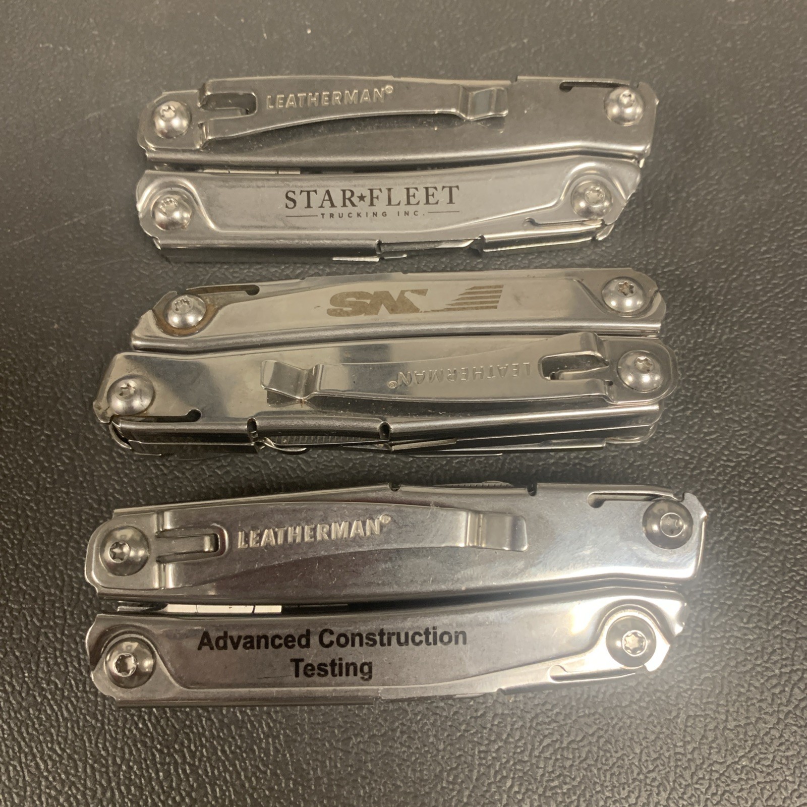 Lot Of 3 Leatherman Rev Multi Tools Acceptable To Very Good (TRT)