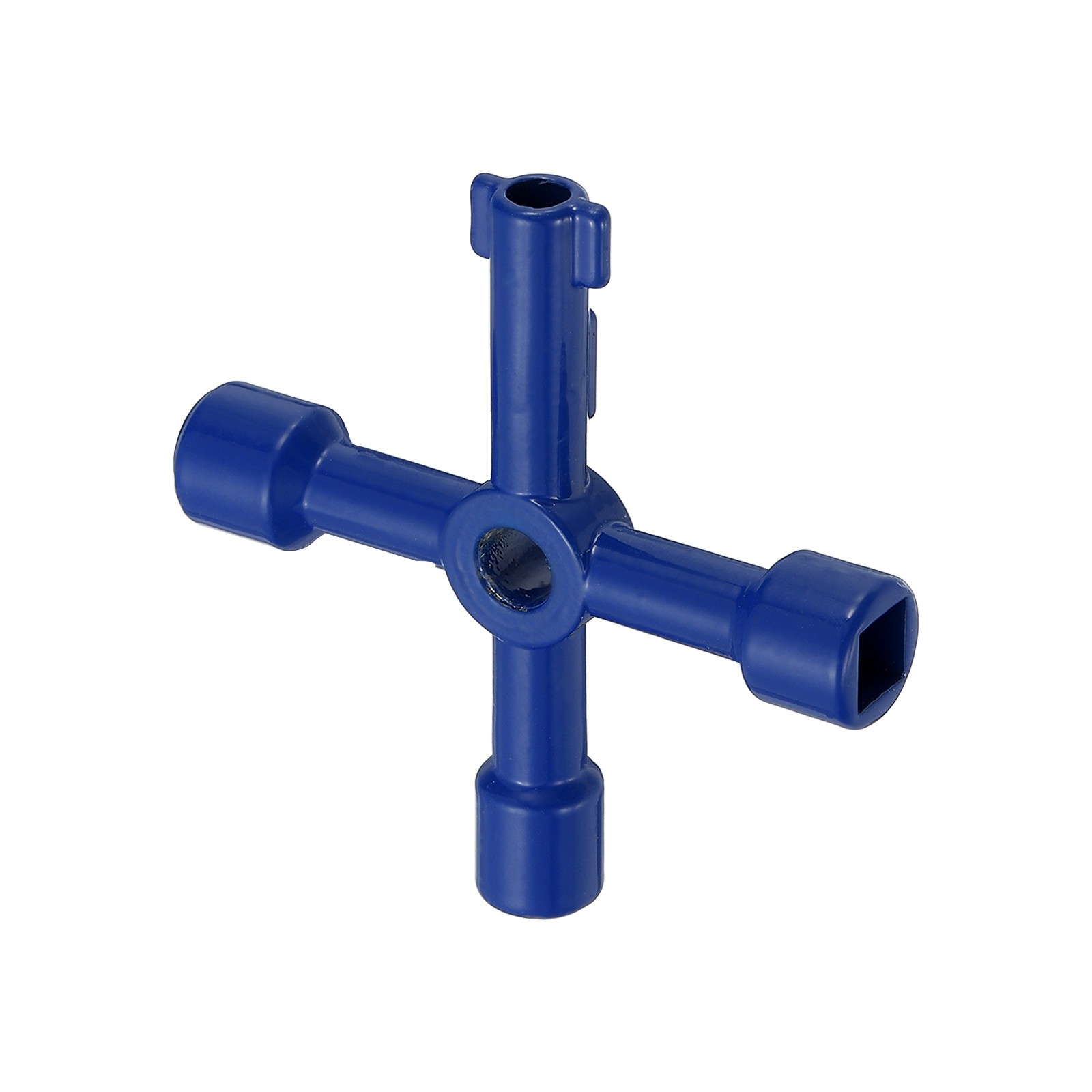 Zinc Alloy 4 in 1 Universal Utility Key for Multi-Purpose, Blue, Style A