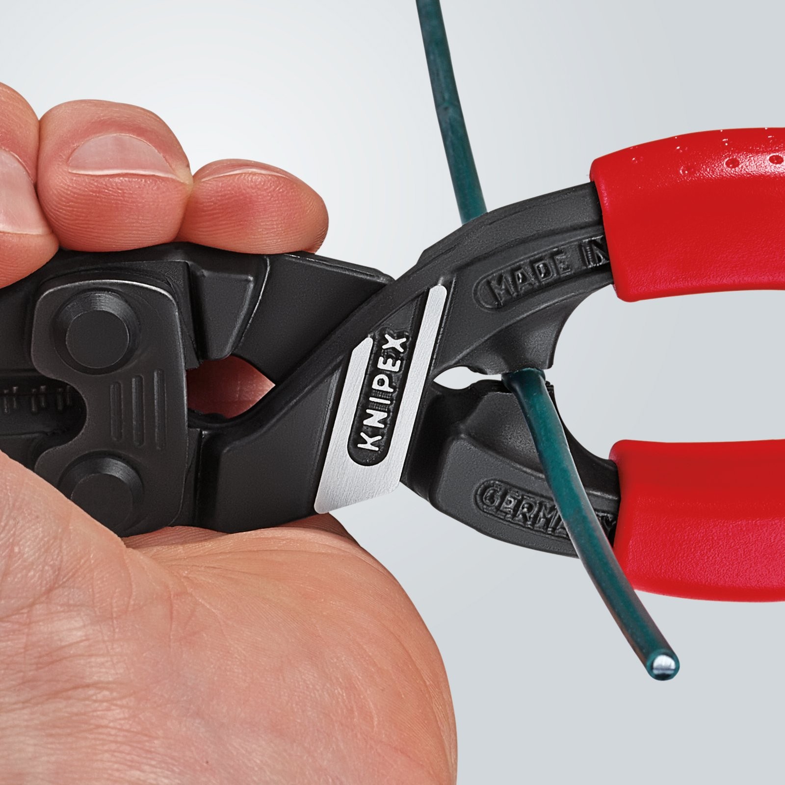 Knipex 71 02 200 Compact Bolt Cutters CoBolt 7,87 with soft handle