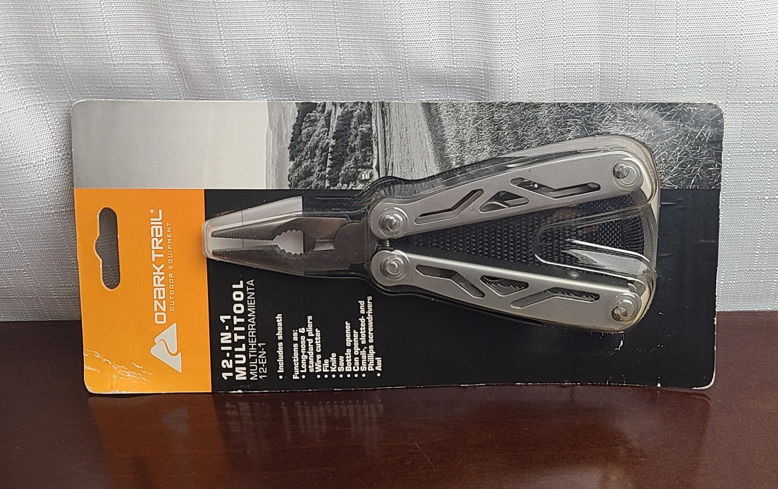 Camping Hiking Tool Ozark Trail 12 In 1 Multi tool knife Sheath Holster – Green
