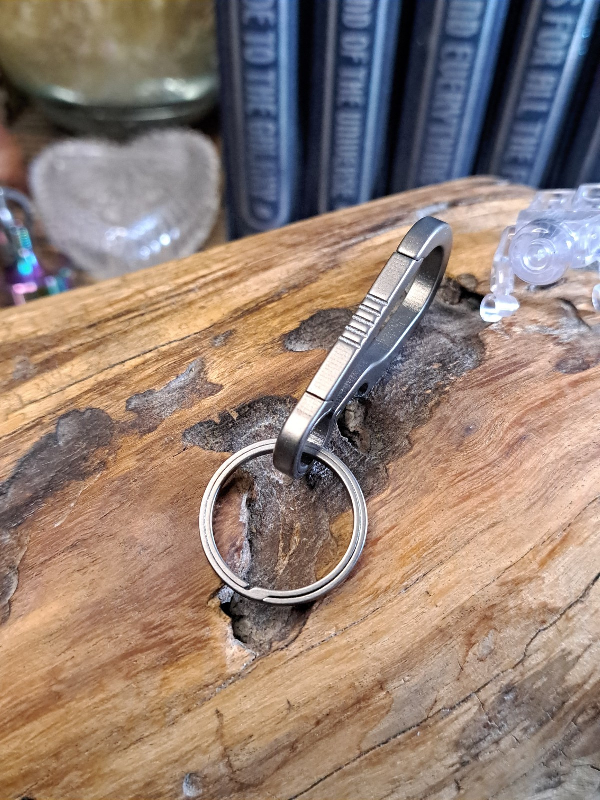 EDC Titanium Carabiner Keychain
