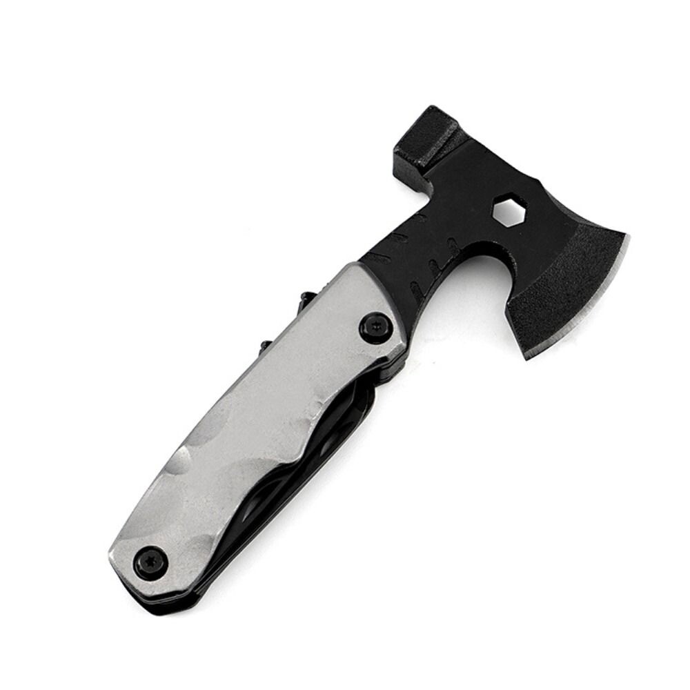 Best Multi Function Purpose Axe Hatchet Hammer Knife Tool Camping Survival Steel