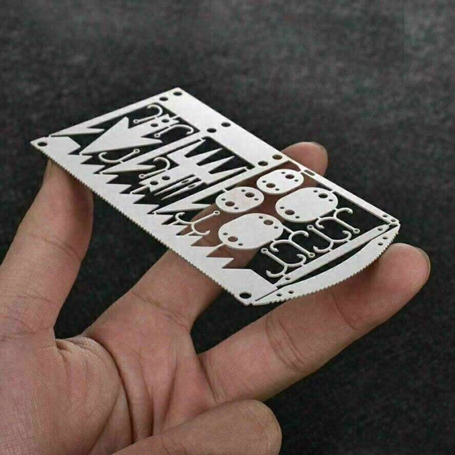 Bugout Fishing 22 in 1 Survival Card Stainless, Lightweight (5706) Free Shipping
