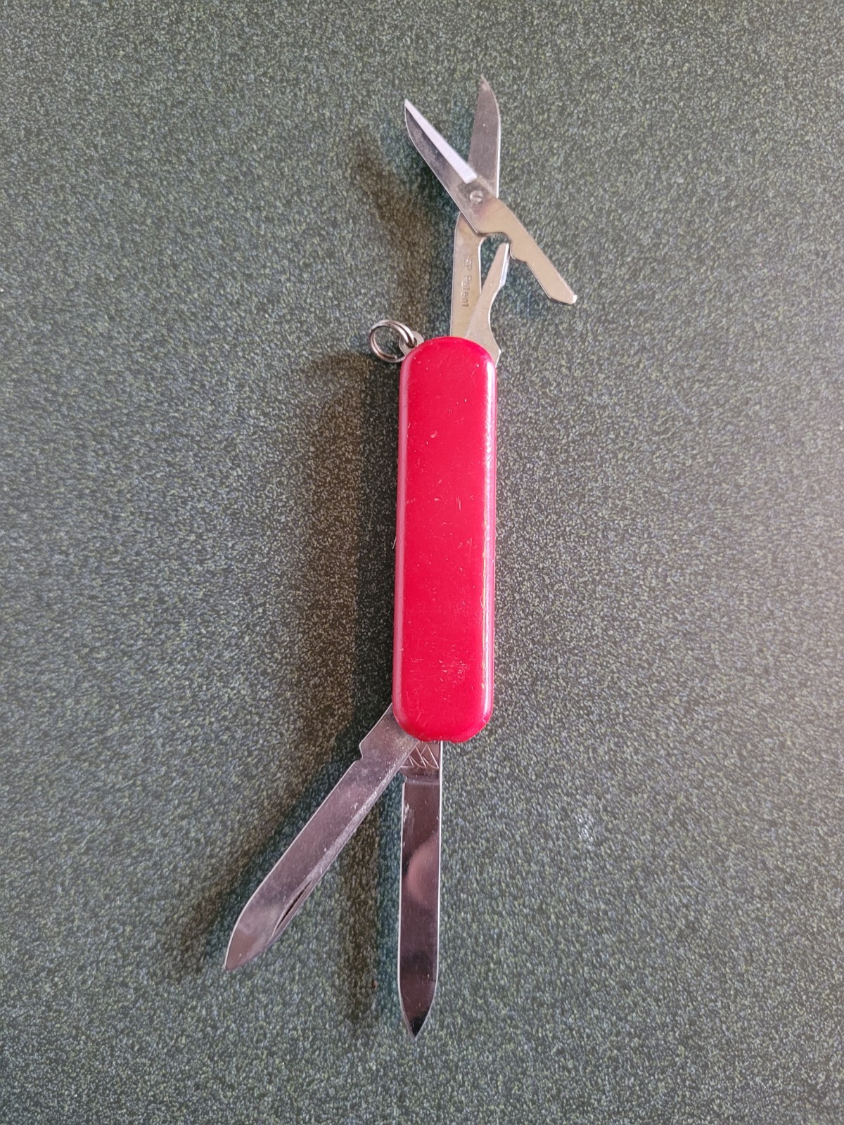 Wenger Delémont Red Swiss Army Multi-Tool Knife Scissors Tweezers Toothpick File