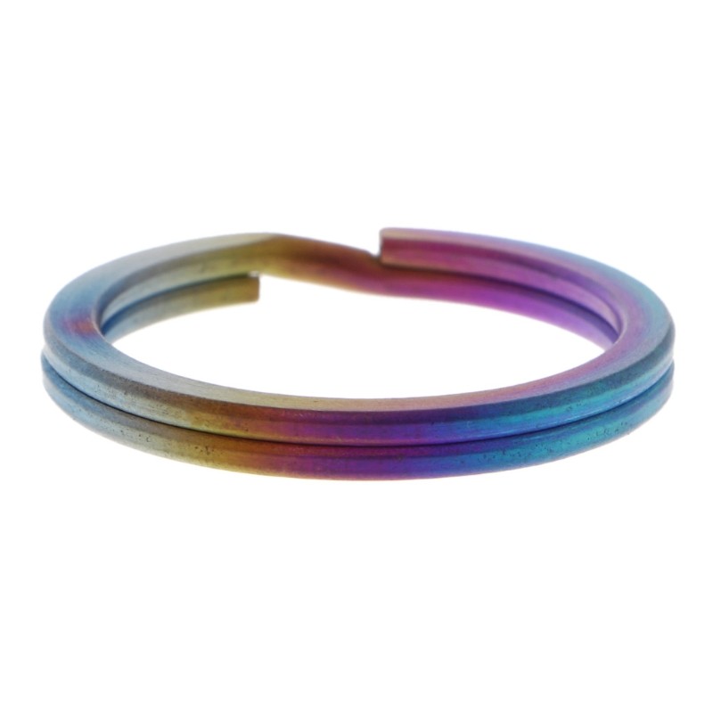 Circle Clip Make for Key Ring Flat for Key Holder Split Rings for Key Fob DIY Je