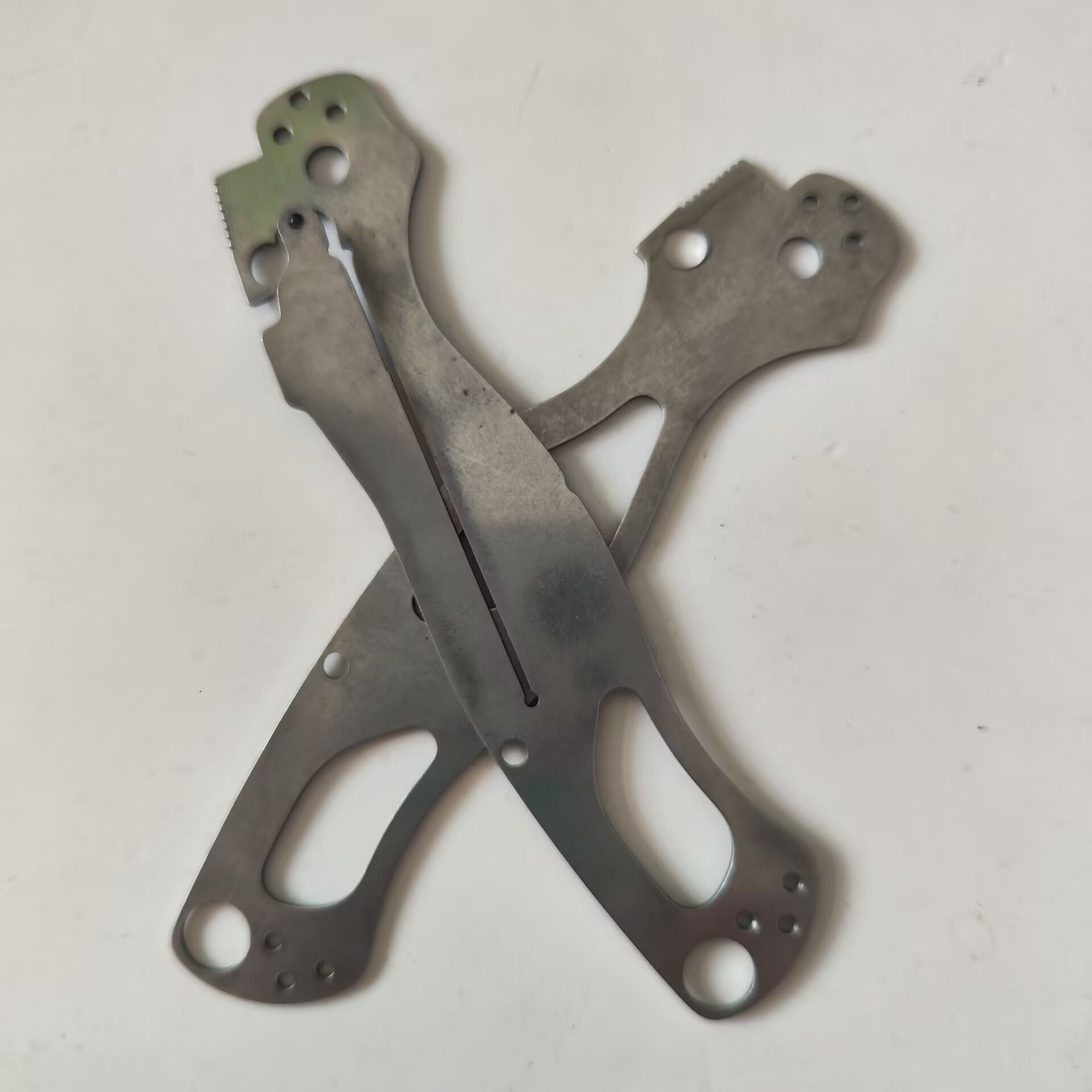 1 Pair Stainless Steel Knife Liners Spacer For Spyderco C81 Paramilitary2 Knives