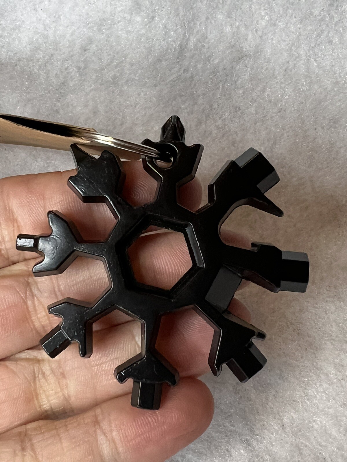18 In 1 Snowflake Tool Multi Tool Portable Key-Chain Screwdriver