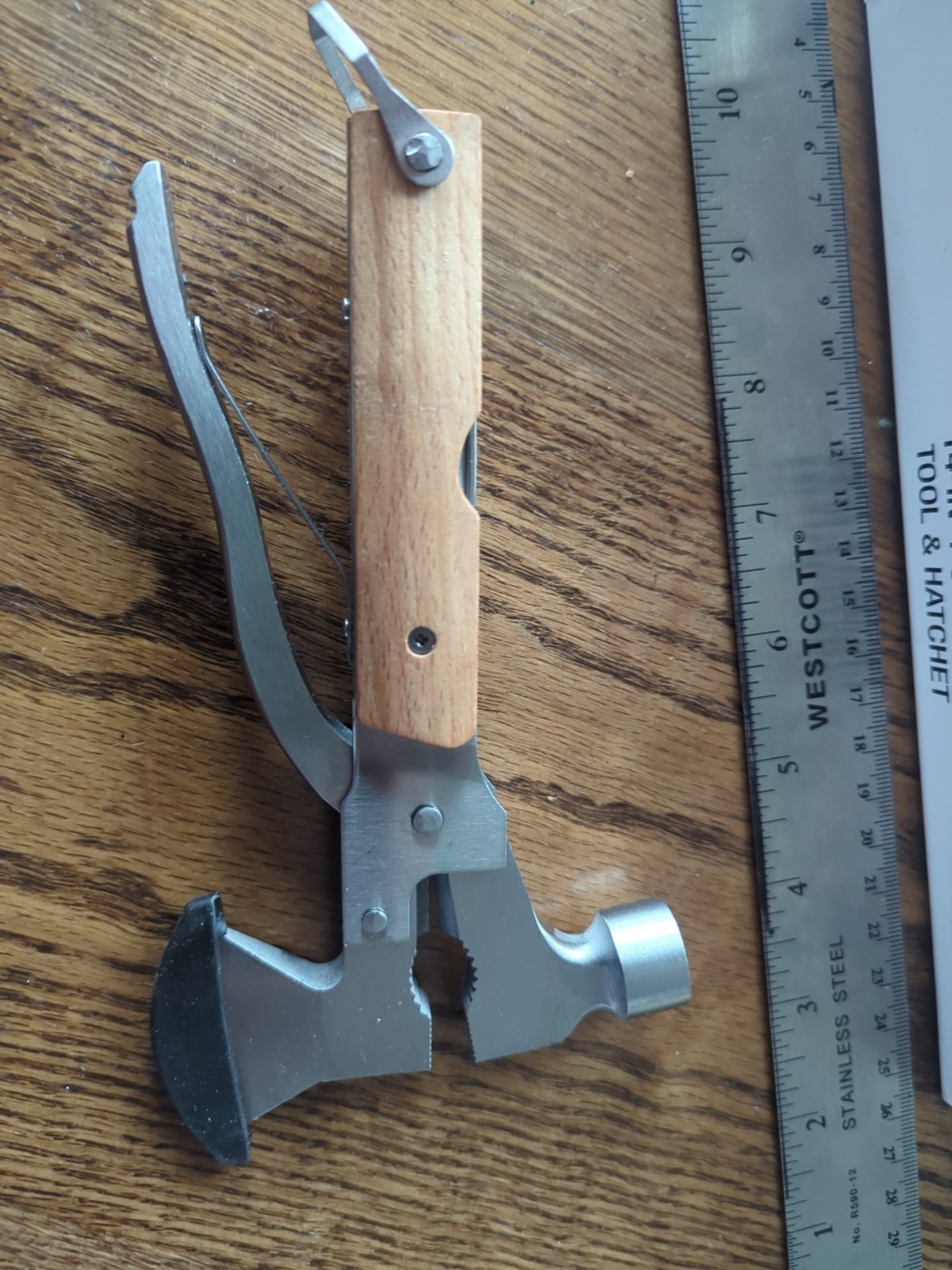 Brookstone 14-in-1 Compact Tool And Hatchet
