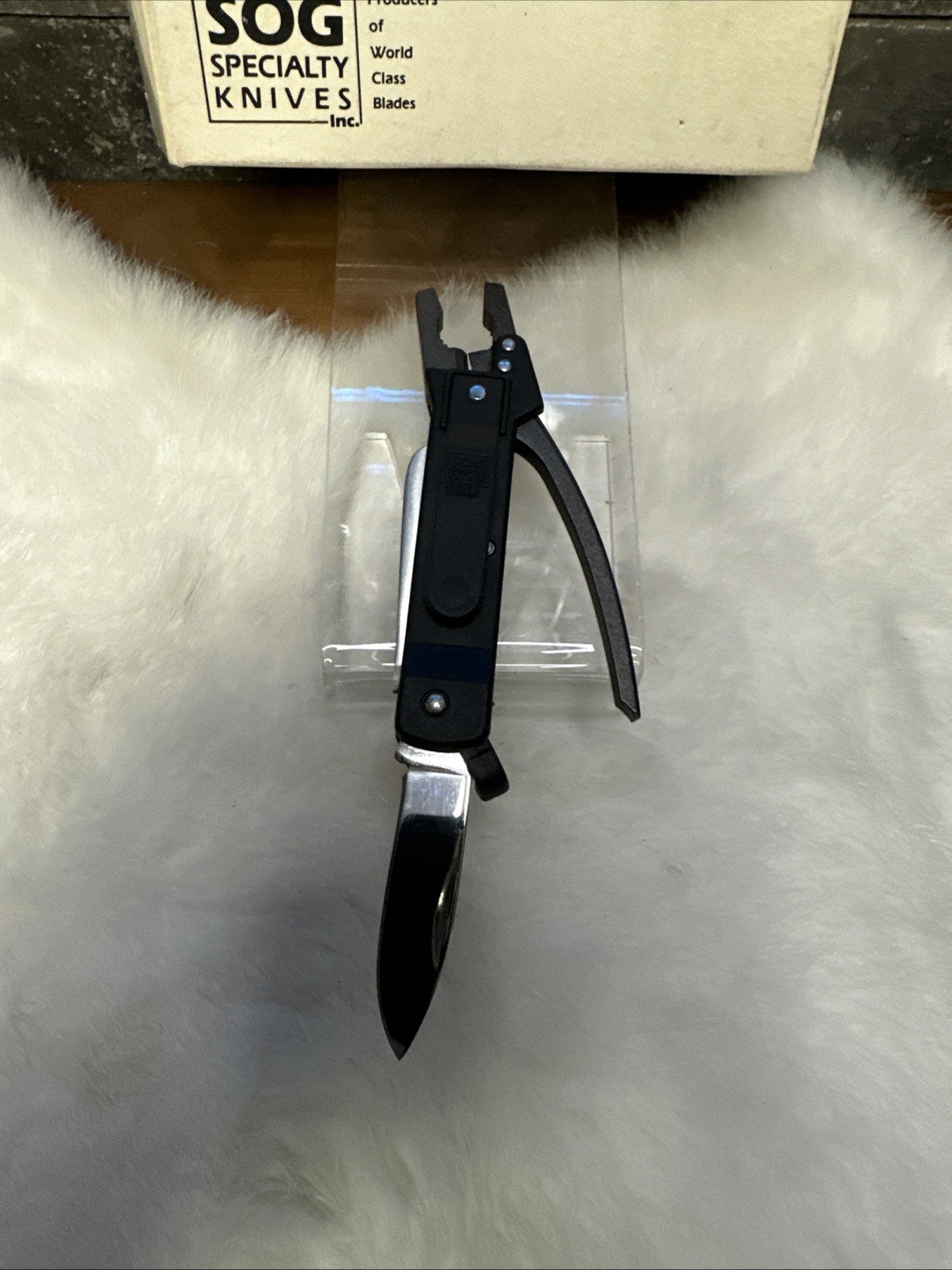 SOG The Micro ToolClip Multi Tool Clip Knife NOS Seki Japan Made With Box 1990s