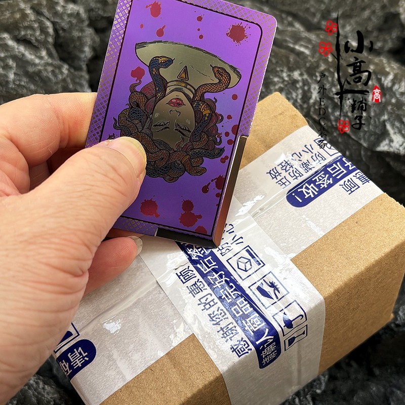 TC4 Titanium Alloy Multi Functional Tool Card Knife
