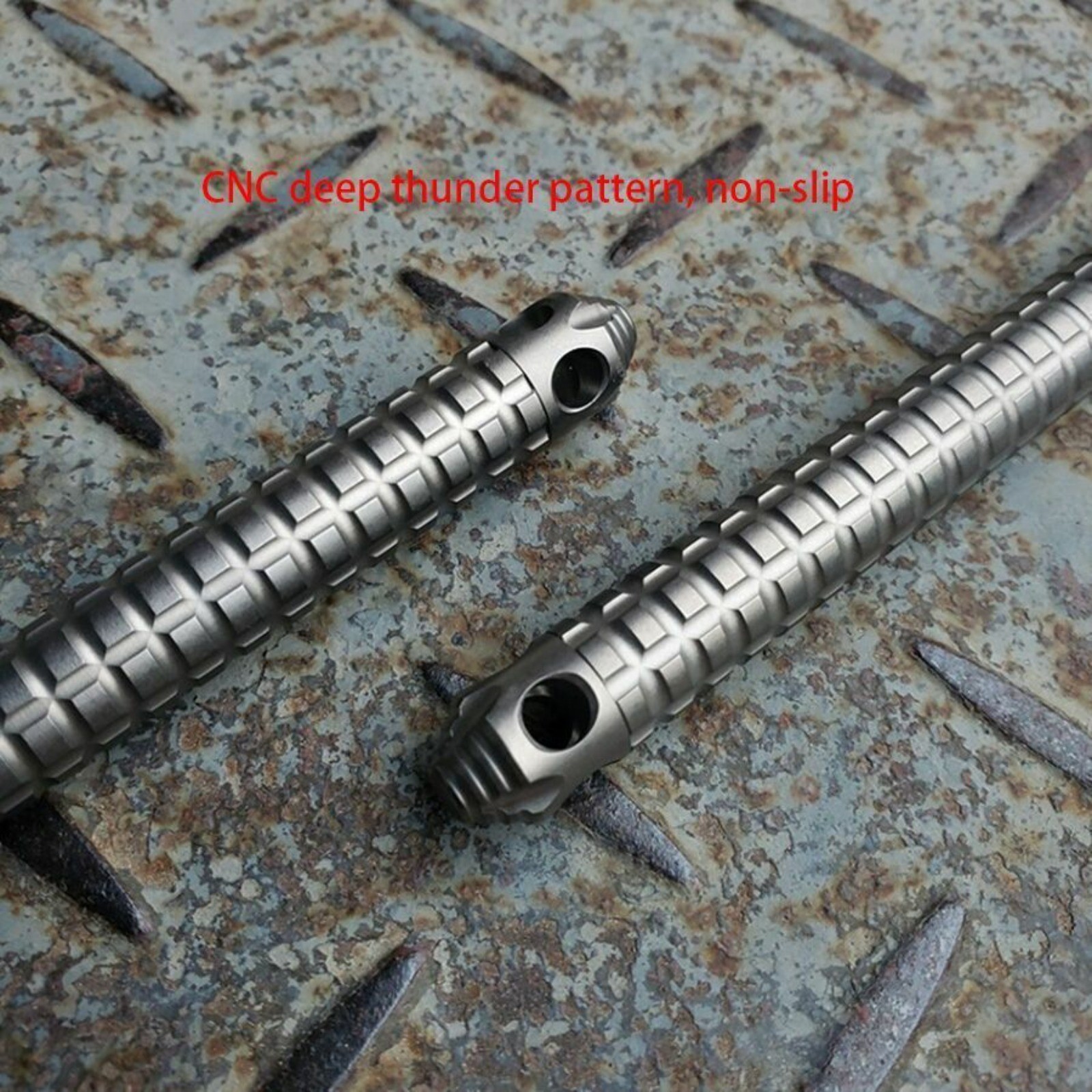 New Solid Titanium Alloy Tea Knife Crowbar EDC Portable Tool Tactical Straw Gift