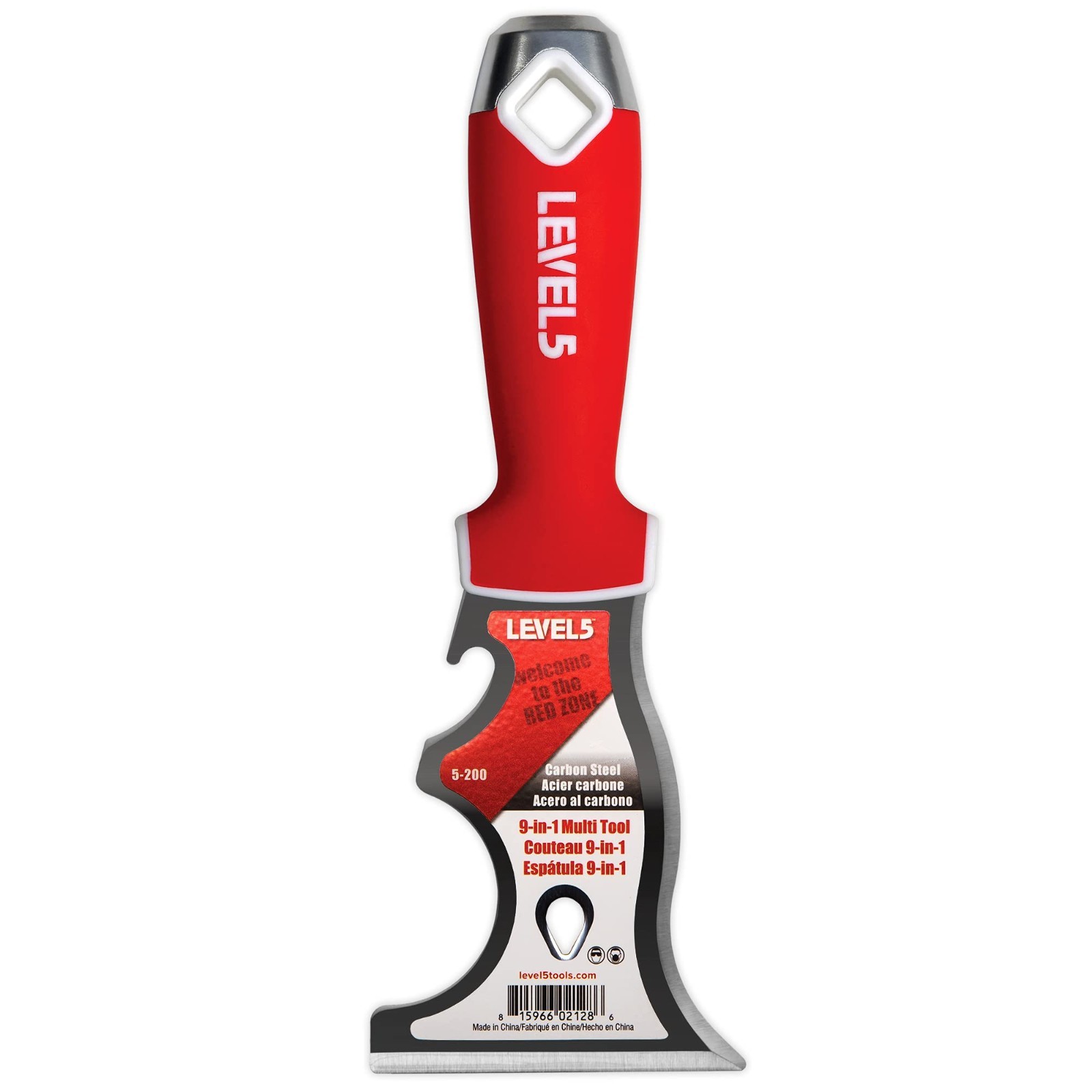 9-in-1 Multi-Use Painter’s Tool – Carbon Steel Knife, Metal Hammer End, Pro Fini