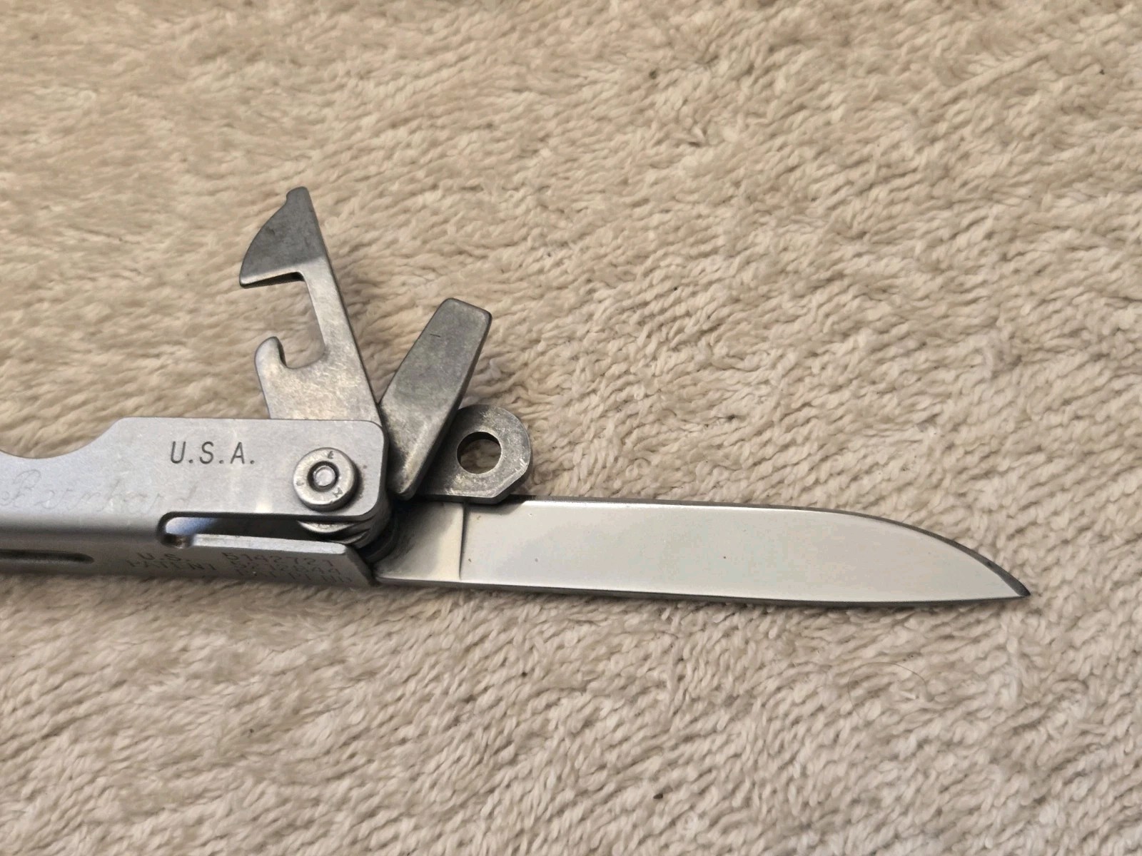 Vintage Early Gerber Multi-Plier Multi-Tool Knife, Blunt Nose Pliers