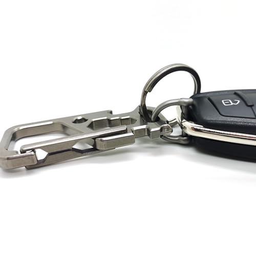 Titanium Carabiner Clip for Keys Multifunctional EDC Keychain Backpack Accessory