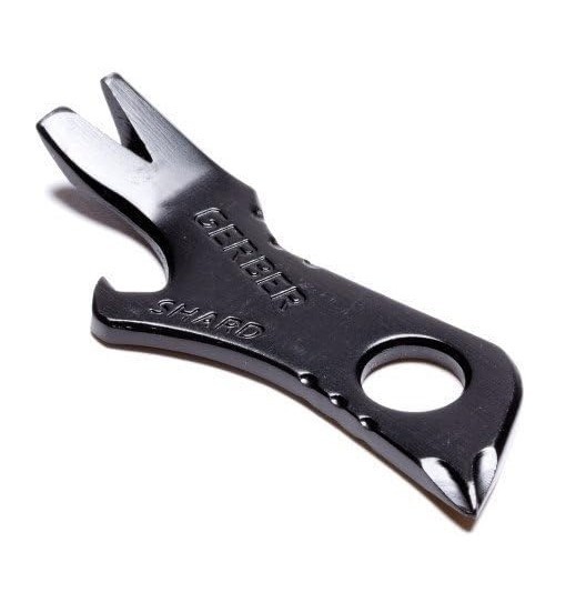 Gerber Gear Shard Black Keychain – Multitool Bottle Opener, Wire Stripper
