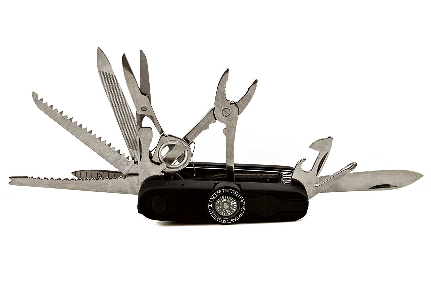Whiz Tool – Ultimate Multitool Pocket Tool – 24 Functions, Lightweight – New