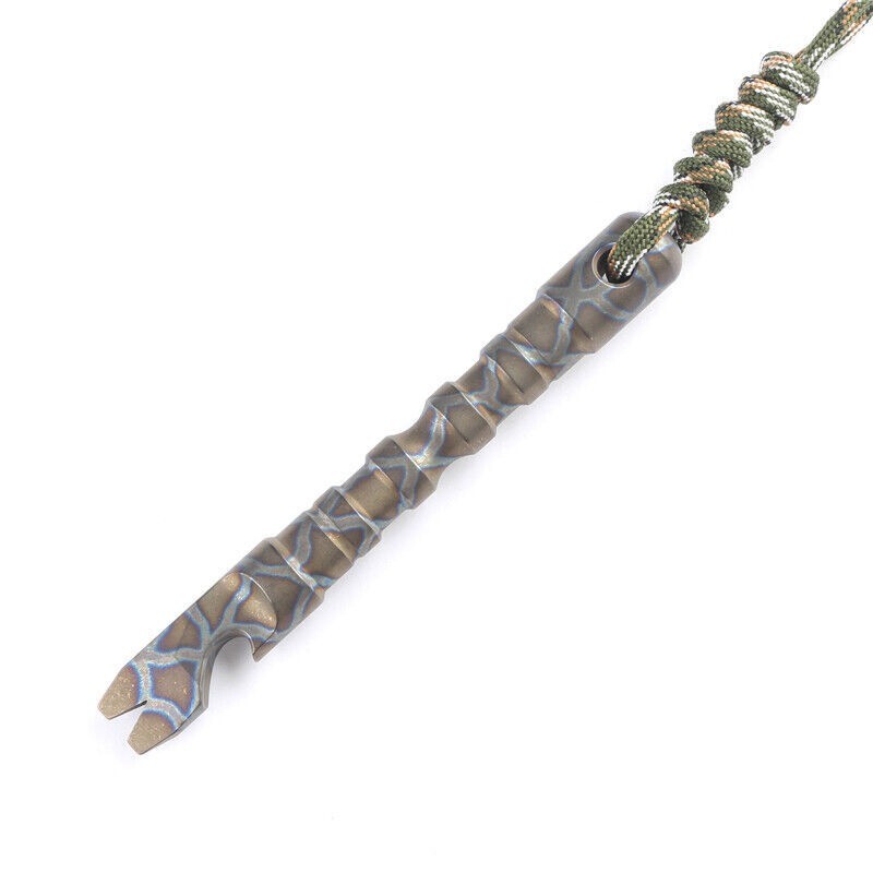 Titanium Crowbar Keychain Multi Functional Compact