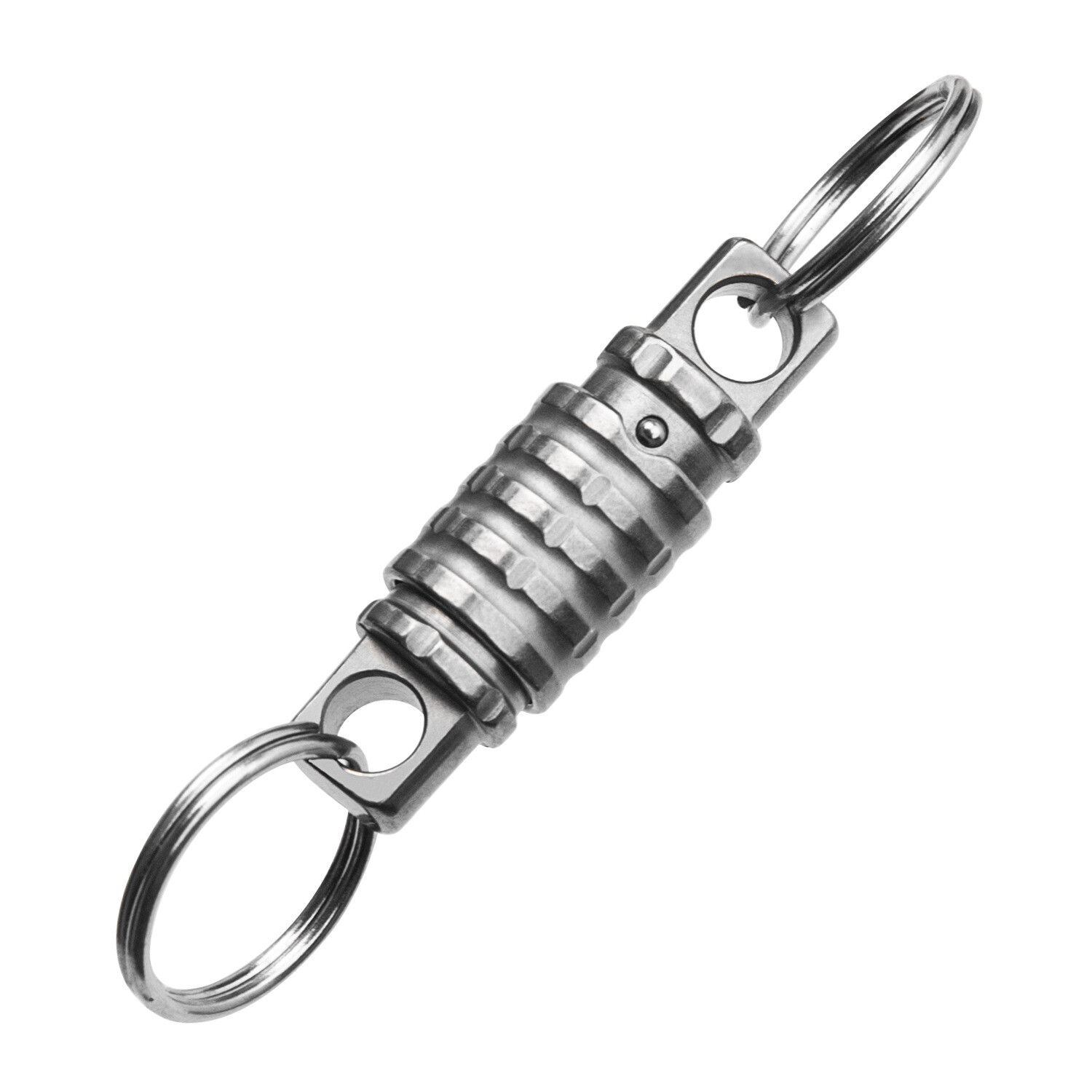 EDC Titanium Alloy 360 Degree Rotation Gimbal Keychain w/ Keyring Car Key chain